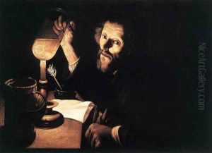 A Doctor Examining Urine by Trophime Bigot