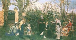 Picking Violets by Ludomir Benedyktowicz