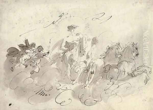 Phoebus Apollo in his chariot - view 1