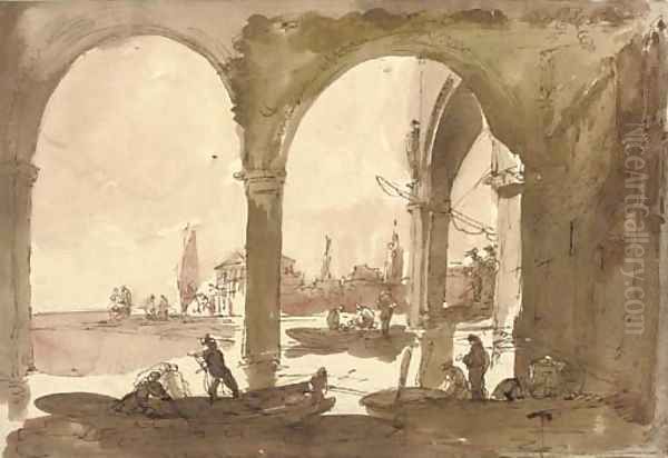 A Venetian loggia - view 1