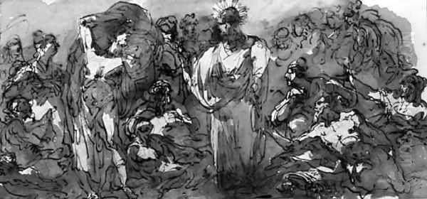 Christ healing the Paralytic - view 1