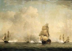 The Capture of a French Ship by Royal Family Privateers