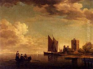 Two Views Of Blankenburg Castle Off The Coast Of Flanders (Pic 1)