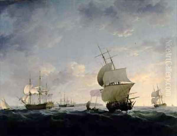 Shipping in the English Channel by Charles Brooking