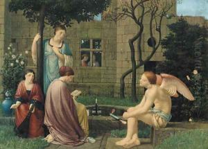 Reading of Love, He being by by Robert Bateman