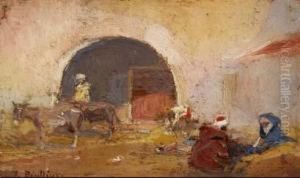 Escena Orientalista by Jose Benlliure Y Gil