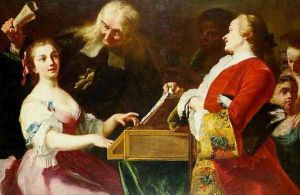 A Musical Party by Giuseppe Bonito