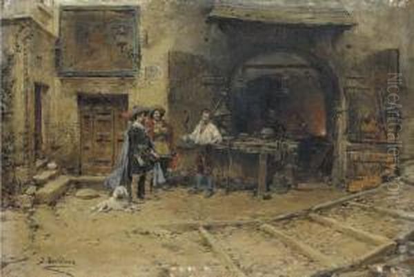 Outside The Blacksmiths - view 1