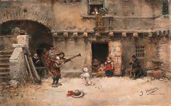 The Strolling Player - view 1