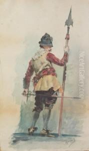 "alabardero". by Mariano Benlliure Y Gil