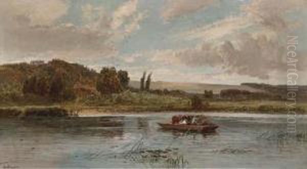 The Ferry On The Thames, Wargrave - view 1