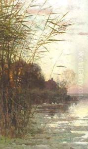Les Roseaux au bord de la Mere