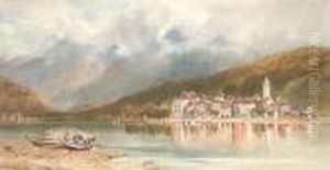 View Of Mentone by William James Bennett
