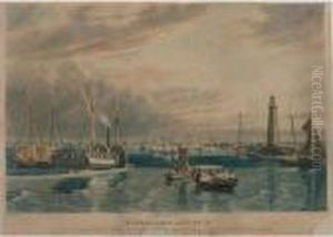 Buffalo, From Lake Erie (deak 446) by William James Bennett