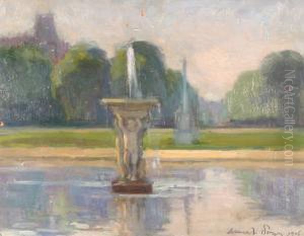 Fountain In The Garden - view 1
