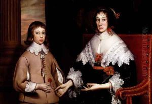 Portrait Of A Lady And Her Son Portrait Of A Lady And Her Son