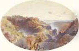 Vue De Tivoli by Jean Achille Benouville