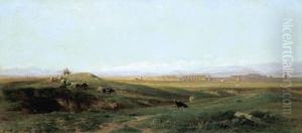 Vue De La Campagne Romaine. - view 1