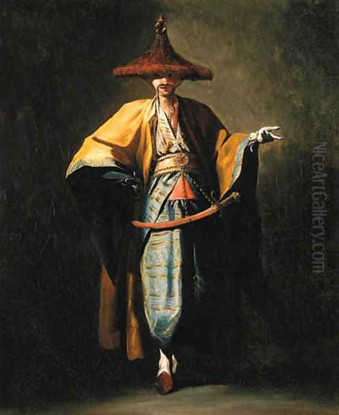 Ambassadeur de la Chine an oriental gentleman, full-length - view 1