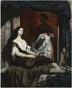 La Joueuse De Cithare by Francois Leon Benouville
