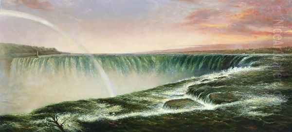 Niagara Falls at Sunset - view 1
