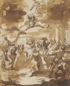 The Martyrdom Of Saint Stephen by Giulio Benso