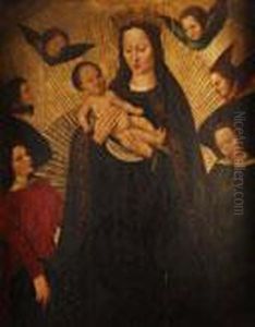 Virgen Con El Nino Y Angeles Virgen Con El Nino Y Angeles