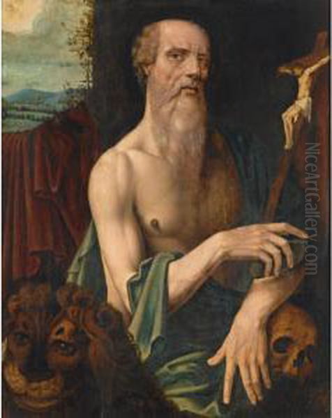 Saint Jerome In The Wilderness - view 1