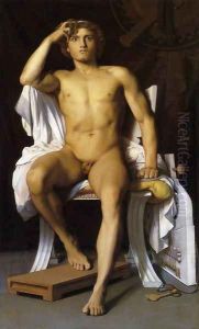 The Wrath of Achilles 1847 by Francois Leon Benouville