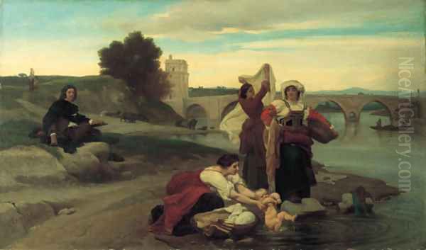 Puissin finding the subject for his Moses - view 1