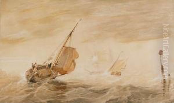 Shipping Off The Dutch Coast - view 1
