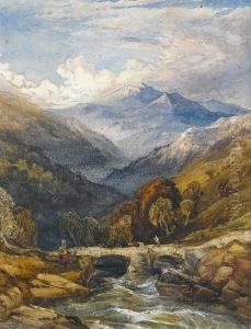 Vale Of Dolwyddelan, North Wales by Charles Bentley