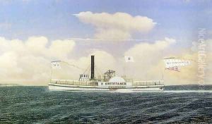 Steamboat William Tittamer 1864 by James Bard