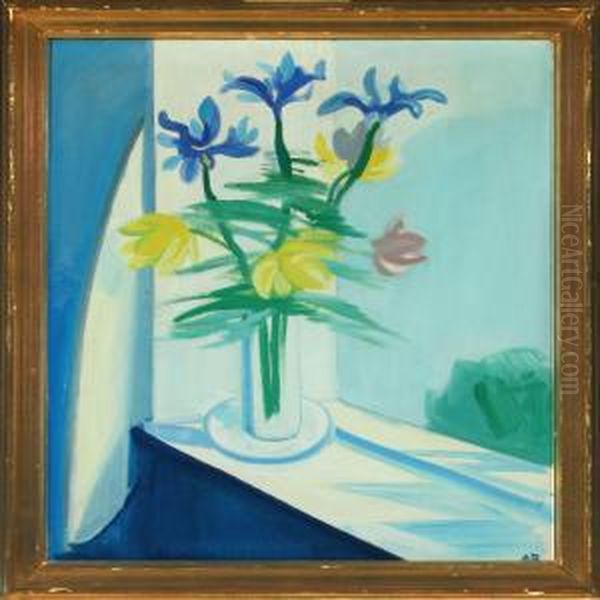 Flowers On A Windowsill - view 1