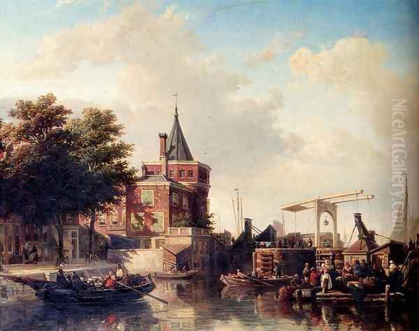 View Of The_Schreierstoren, Amsterdam, In Summer - view 1