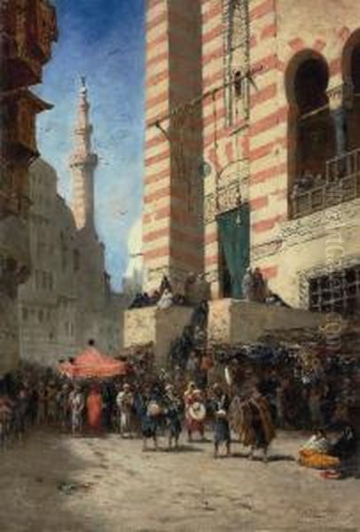 A Procession In Cairo - view 1