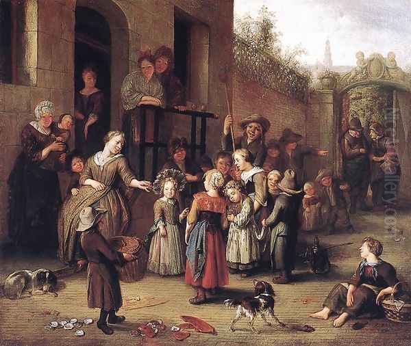 May Queen Festival 1700 by Richard Brakenburg