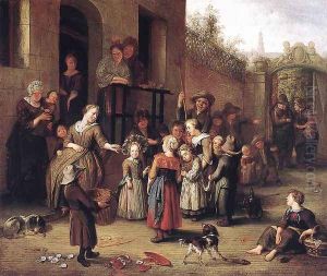 May Queen Festival 1700 by Richard Brakenburg