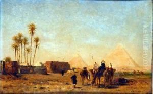 Halte Pres Des Pyramides