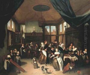 The Feast of Saint Nicholas by Richard Brakenburg