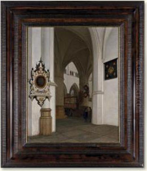 The Interior Of The St. Bavokerk, Haarlem, Looking South-west Towards The Choir Screen - view 1