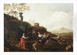 Scene Pastorale Dans La Campagne Romaine