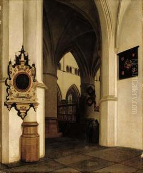 The Interior Of The St. Bavokerk, Haarlem, Looking South-west Towards The Choir Screen - view 1
