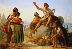 A Neapolitan Story-Teller by Pierre Bonirote