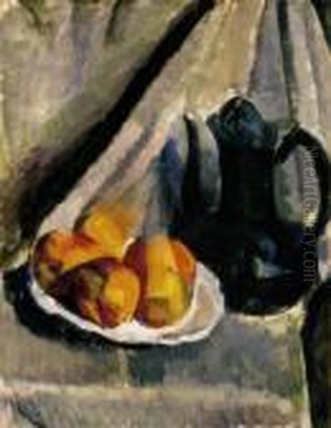Still Life With A Blue Pitcher - view 1