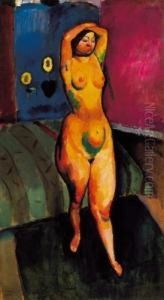 Nude Of An Italian Girl (nu D'une Jeune Italienne) by Robert Bereny