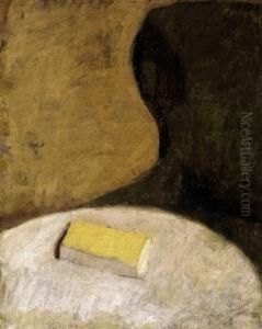 Still Life With A Yellow Book by Robert Bereny