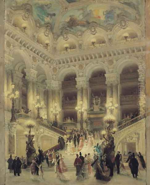 The Staircase of the Opera, 1877 - view 1
