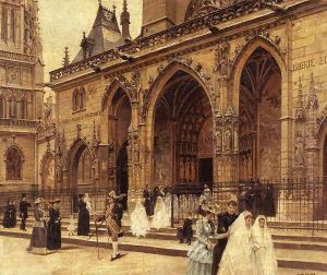 First Communion by Louis Beroud