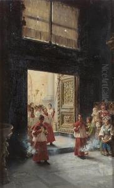 Leading The Procession - view 1